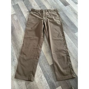 Straight leg nylon pants